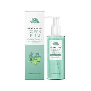 Green Plum Makeup Remover Cleansing Gel Gentle Facial Cleanser For Deep Pore Cleaning Daily Skincare Hydrating Formula