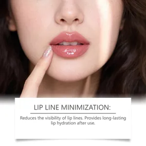 Hydrating lip mask and gloss that deeply nourishes lips, softens texture, and reduces fine lines.