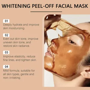 Mascarilla facial peel-off hidrata profundamente, unifica el tono y mejora la elasticidad.