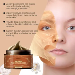 Hoygi mascarilla facial peel-off blanqueadora tratamiento nutritivo antiedad tarro 100g