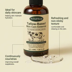 WoodSleep Essenza Viso al Tallow 100ml Profondamente Idratante e Nutriente Pelle