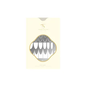 Professional TENSOR TG-071 nail art stamping plate featuring elegant French patterns