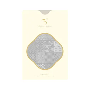Tensor Design Nagel-Stamping-Platte mit eleganten traditionellen chinesischen Mustern