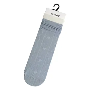 Dames Casual Dun Katoenmix Halve Kousen Koreaanse Stijl Ademende Sokken Voor Dagelijks Gebruik Mode Schoeisel