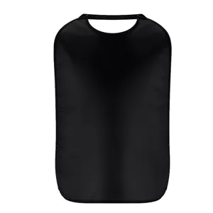 Adult waterproof clothing protector bib with elastic neck strap for elderly care daily use