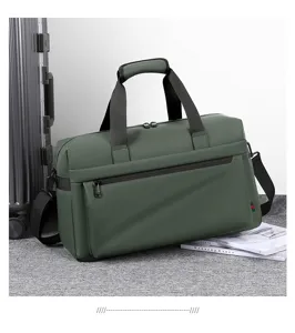 Grande borsa da viaggio minimalista da uomo, borsone impermeabile per brevi viaggi.