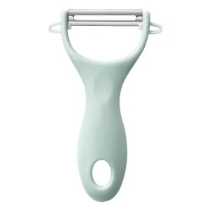 Econome de cuisine ergonomique en acier inoxydable pour fruits et legumes presentation