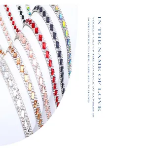 Self-adhesive rhinestone strips bling crystal trim for clothing DIY crafts and decoration.