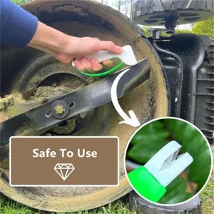 Handheld portable knife sharpener for outdoor tools scissors quick sharpening V-shaped slot white green