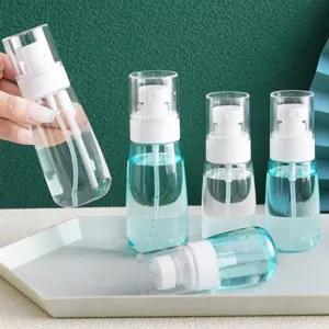 Portable Plastic Spray Bottle Empty Refillable Fine Mist Atomizer Travel Container For Makeup Water Skin Care Lotion
