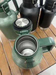 1900ml ανοξείδωτο δοχείο κενού μεγάλης χωρητικότητας θερμός με εργονομική λαβή χειρός