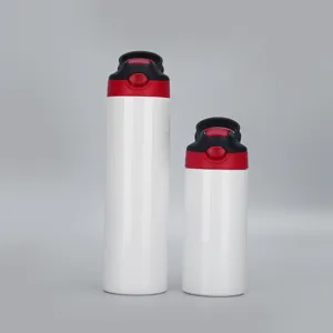 Stainless steel straight thermal water bottle sublimation blank portable kids cup