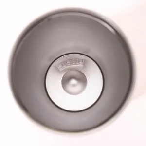 Stainless steel tumbler inner detail shot showing 304 stainless steel material marking.