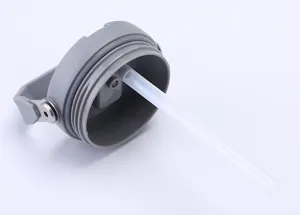 Couvercle de paille de rechange pour bouteille isotherme en inox avec poignée et joint.
