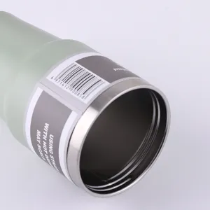 Gobelet isotherme en acier inoxydable avec paille, tasse de voyage étanche pour extérieur.