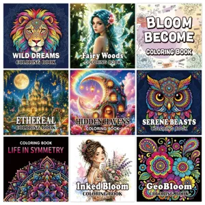 Mandala Blumen Totem Malbuch Für Erwachsene Kreatives Graffiti Aquarell Zeichenbuch Zur Stressbewältigung Künstlerische Muster