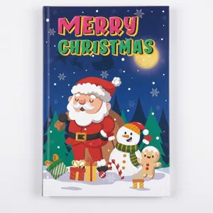 Christmas-themed coloring book for kids with cute Santa Claus and Snowman illustrations