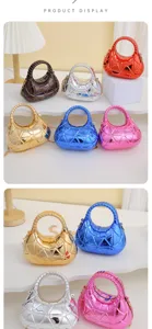 Exquisite shiny acrylic lattice women evening bag fashionable shoulder crossbody bag