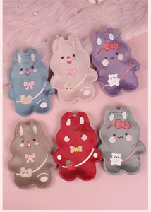 Cute cartoon plush hot water bag hand warmer for cozy winter home heating and comfort