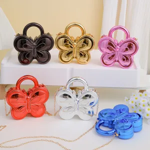 Women Evening Bag Small Crossbody Bag Acrylic Bowknot Chain Shoulder Bag Fashion Lady Handbag Chic Purse