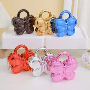 Acrylic butterfly mini handbag for women, stylish cute evening shoulder crossbody bag chic.