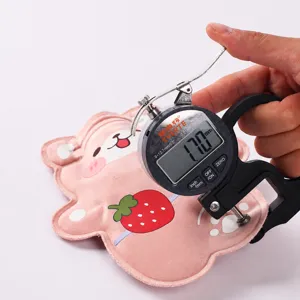 Cartoon plush hot water bag cute bear shape water injection hand warmer for winter belly warm