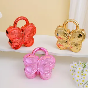 Exquisite butterfly acrylic evening bag for women, stylish mini shoulder handbag and crossbody purse.