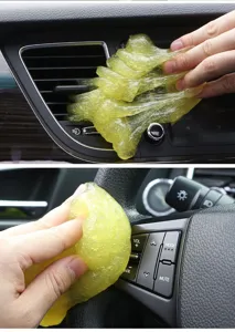 Car cleaning gel putty slime for auto air vent keyboard dust remover universal detail tool
