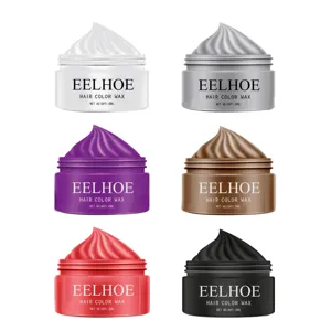 EELHOE temporäres Haarfärbewachs Detailansicht, bunte Styling Pomade für einfaches Haarstyling.
