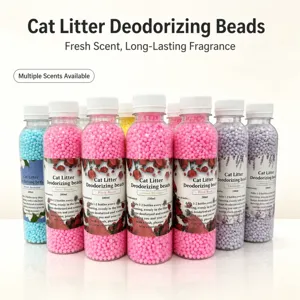 Pet Cat Litter Deodorizing Beads Long Lasting Fragrance Air Freshener Deodorizer Granules Toilet Odor Eliminator Supplies