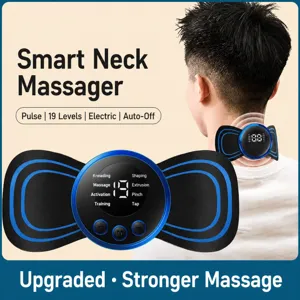 Smart EMS Pulse Neck Massager Portable Mini Electric Cervical Massager Muscle Relaxation Body Massager