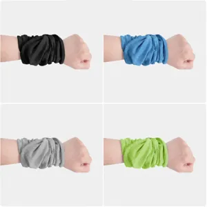 Asciugamano da polso sportivo rinfrescante traspirante mesh assorbente sudore fitness