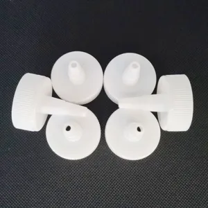 Tapas de repuesto de plástico blanco, boquillas versátiles a prueba de fugas para envases.