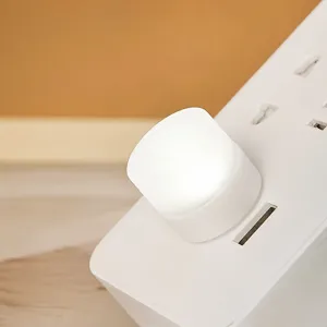 Portable USB LED Night Light Mini Plug In USB Lamp Energy Saving Bedside Reading Light For Bedroom