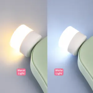 USB portable LED night light, energy-saving bedside lamp for bedroom, emergency lighting.