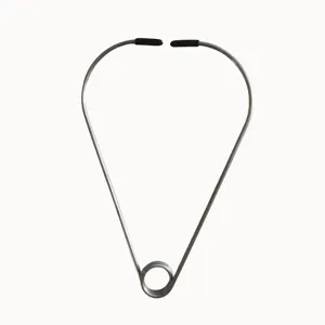 Stainless steel acupressure massage clip for hand, foot and arm relaxation tools.