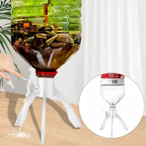 Plastic Water Bottle Inverted Stand Portable Desktop Drinking Water Dispenser Bracket Home Kitchen Tool Utility