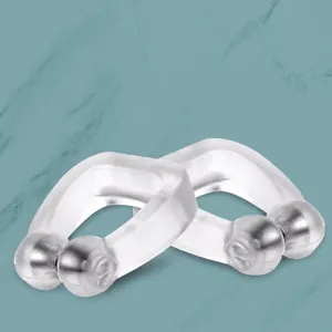 Silicone anti snoring clip magnetic nose device for better sleep breathing aid comfortable