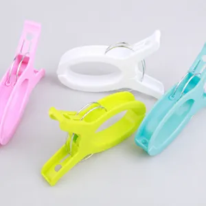 Large plastic clothespins heavy duty quilt clips windproof laundry clips multi-functional bright colors