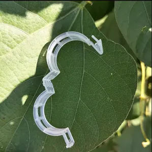 Transparent plastic plant clips for climbing vines tomatoes support garden fastener hooks