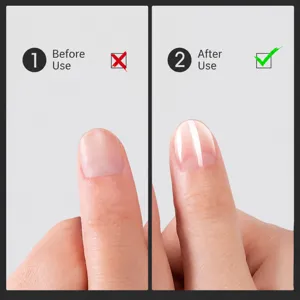 Lima per unghie in vetro professionale e strumento di lucidatura per la cura delle mani.
