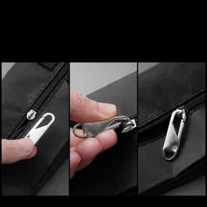 Detachable zipper puller replacement repair kit for luggage jackets bags metal zipper slider tab
