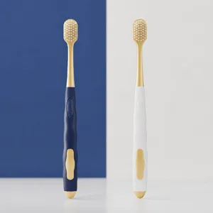 Premium wide head soft toothbrush set for adults, gum protection oral care daily use toothbrushes.