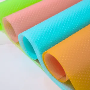Rotolo di tappetino antiscivolo colorato, fodera per cassetti impermeabile per mobili da cucina.