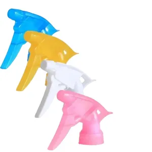 Universal plastic trigger sprayers replacement nozzles for spray bottles multi-color set.