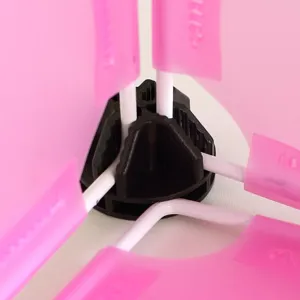 Plastic wardrobe connector buckle joint for modular storage cube shoe rack DIY assembly parts