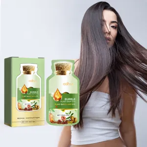 Pflanze Blase Haarfarbe Milde Kräuter Haarfarbcreme Tragbare Heim Haarpflege Behandlung Natürliches Schwarz Braun