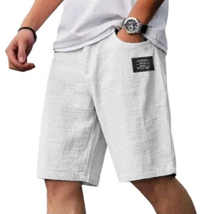 Pantaloncini casual da uomo comodi abbigliamento da spiaggia estivo shorts strutturati con tasche