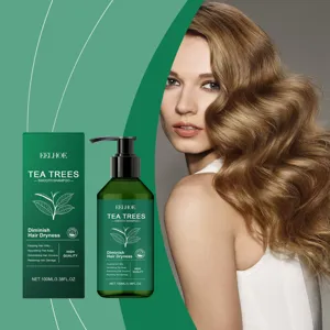 Tea Tree Shampoo Gentle Cleansing Scalp Nourishing Deep Repair Dry Frizzy Hair Oil Control Hair Care Product