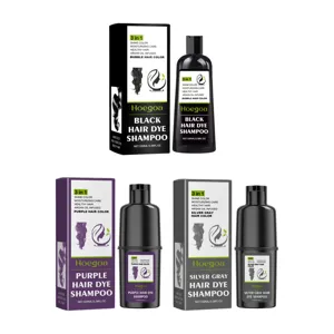 Hoegoa 3 in 1 Haarfarbshampoo mit Arganöl feuchtigkeitsspendende Haarpflege 100ml